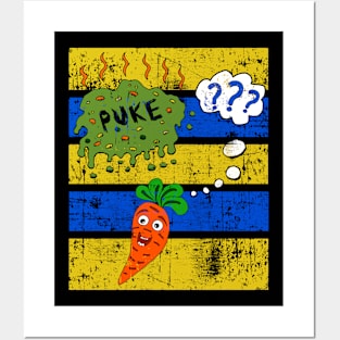 Puke II - Why always carrot? Posters and Art